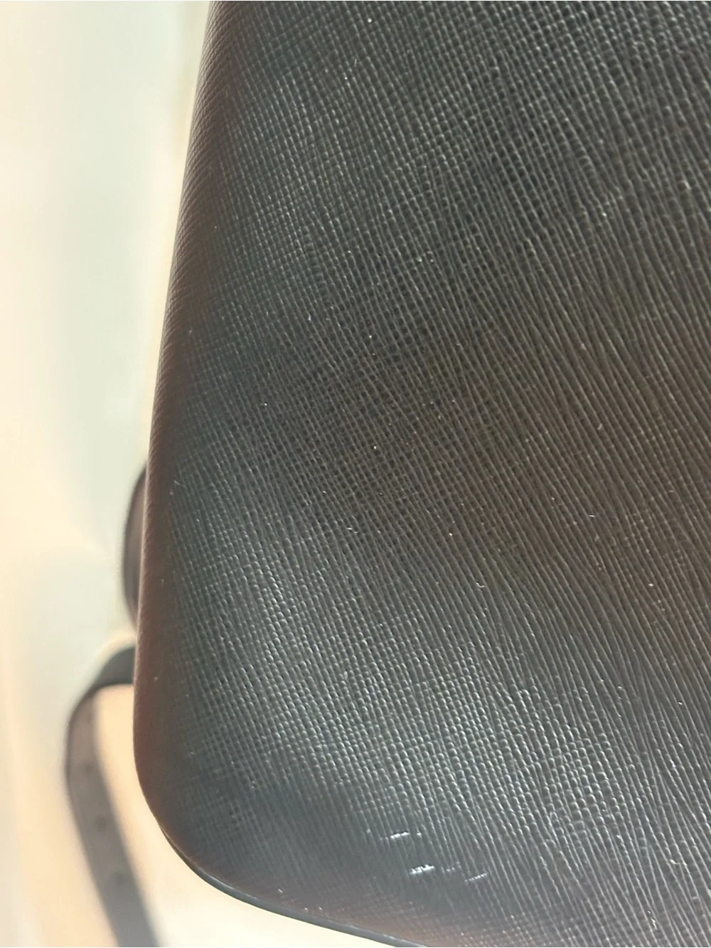 kate spade Black Saffiano Leather dome Backpack with Gold Logo